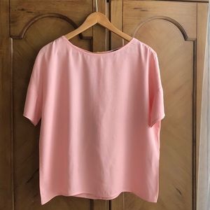 NWOT ARMANI EXCHANGE SHORT SLEEVE BLOUSE IN SP